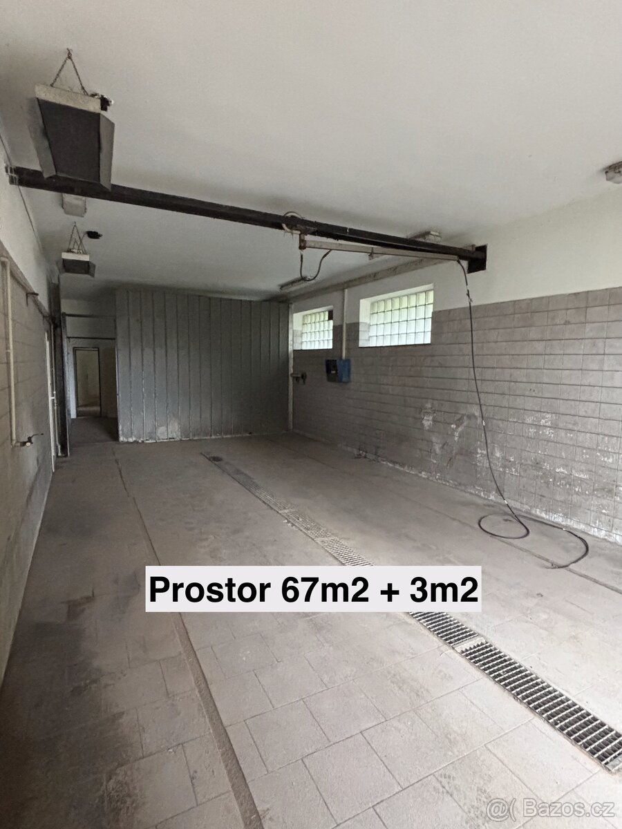 Prostor k pronájmu (garáž/ sklad/ pneuservis)