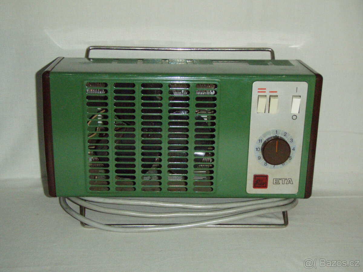 POCTIVÝ ELEKTRICKÝ PŘÍMOTOP ETA S VENTILÁTOREM