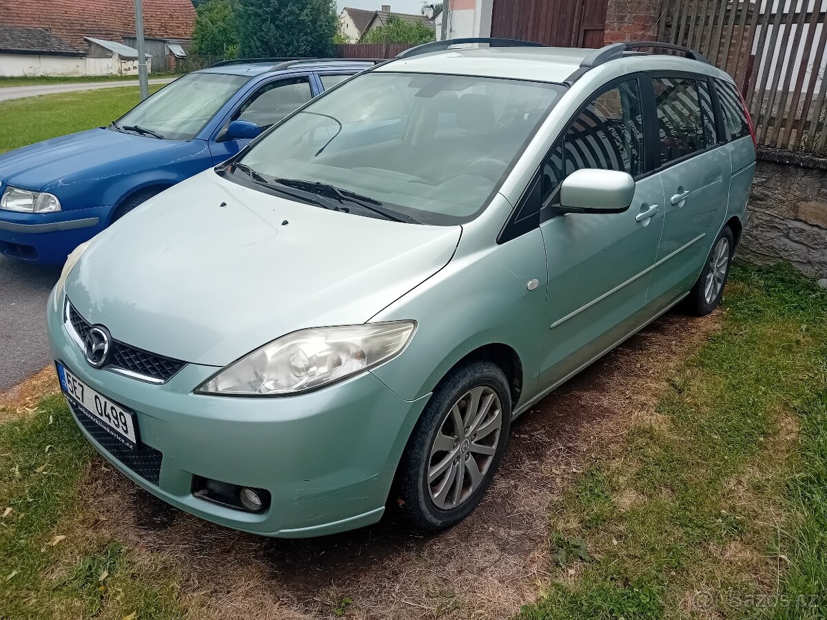 Mazda 5-2,0D 81kw,r.v.2007,7-míst,
