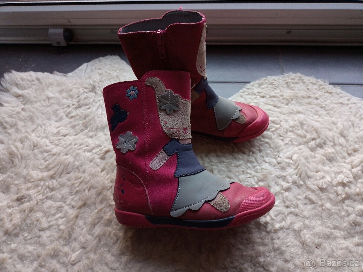 divci kozene boty zn. Clarks vel.25