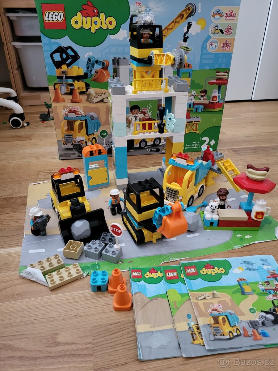 LEGO DUPLO 10933 – Stavba s věžovým jeřábem