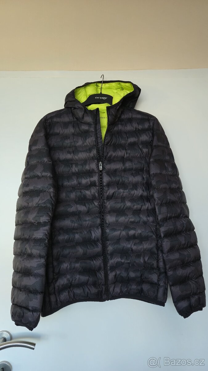 Péřová bunda, vel. 164