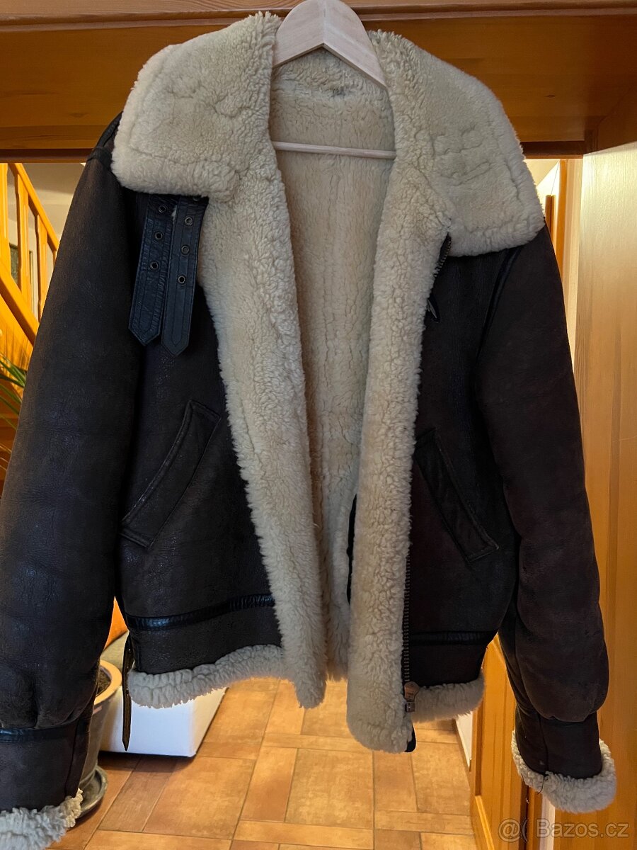 Kožená letecká bunda originální