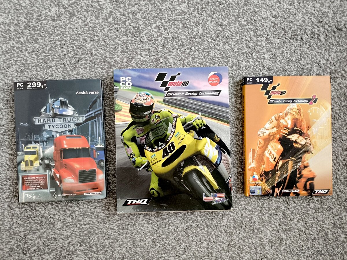 PC hry staršího vydání v super stavu 1