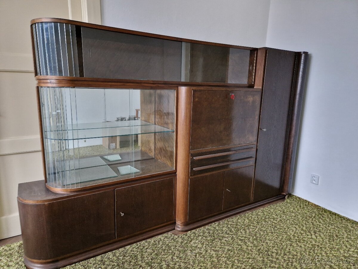 RETRO sekretář + stůl + skříňka