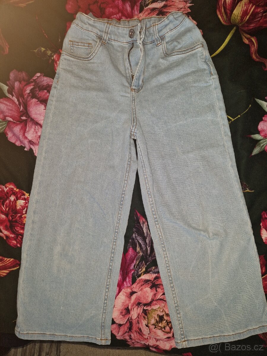 Široké kalhoty 140