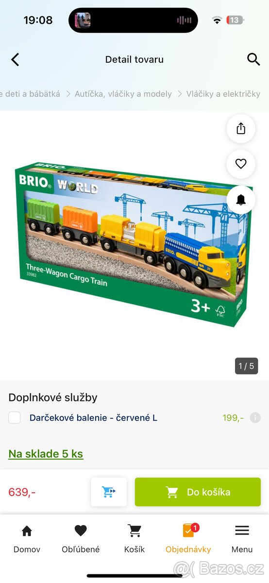 Prodam komplet set dreveny vlacek Woody/Brio