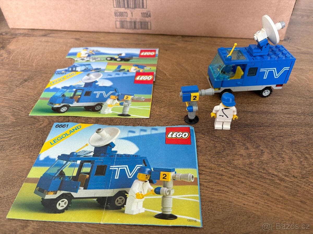 Lego 6661 Town Tv Van