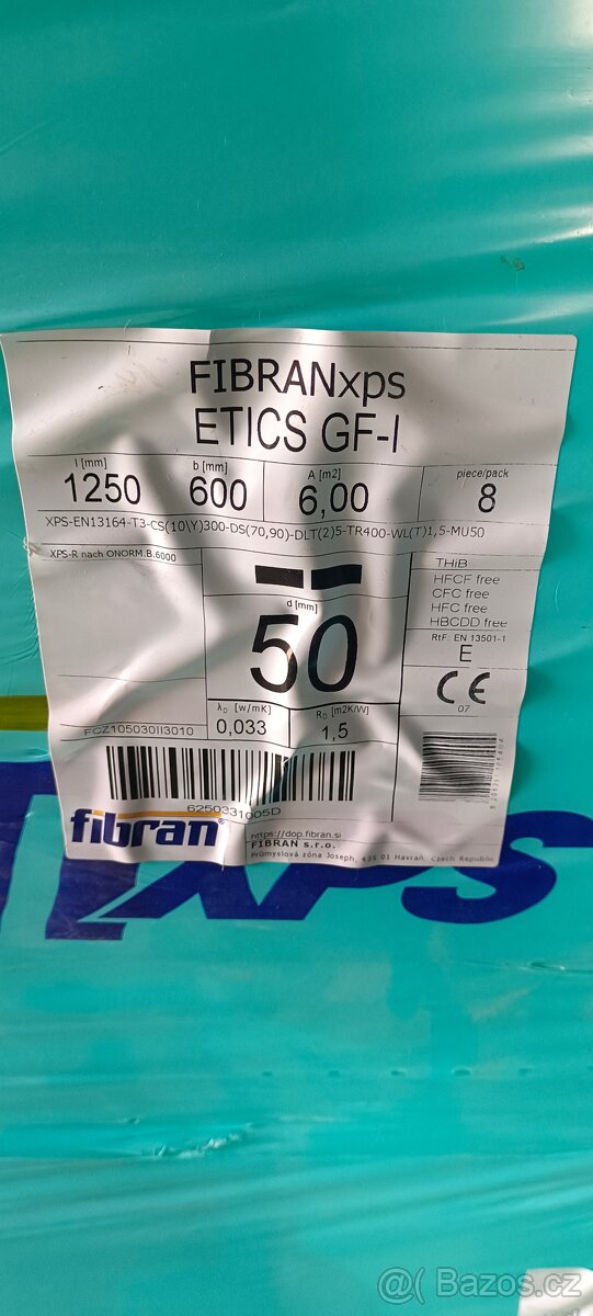Polystyren extrudovaný XPS Fibran GF-I – 50 mm