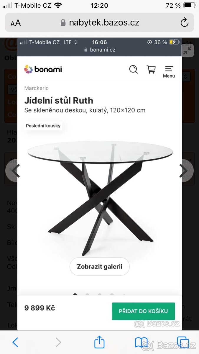 Jidelni stůl