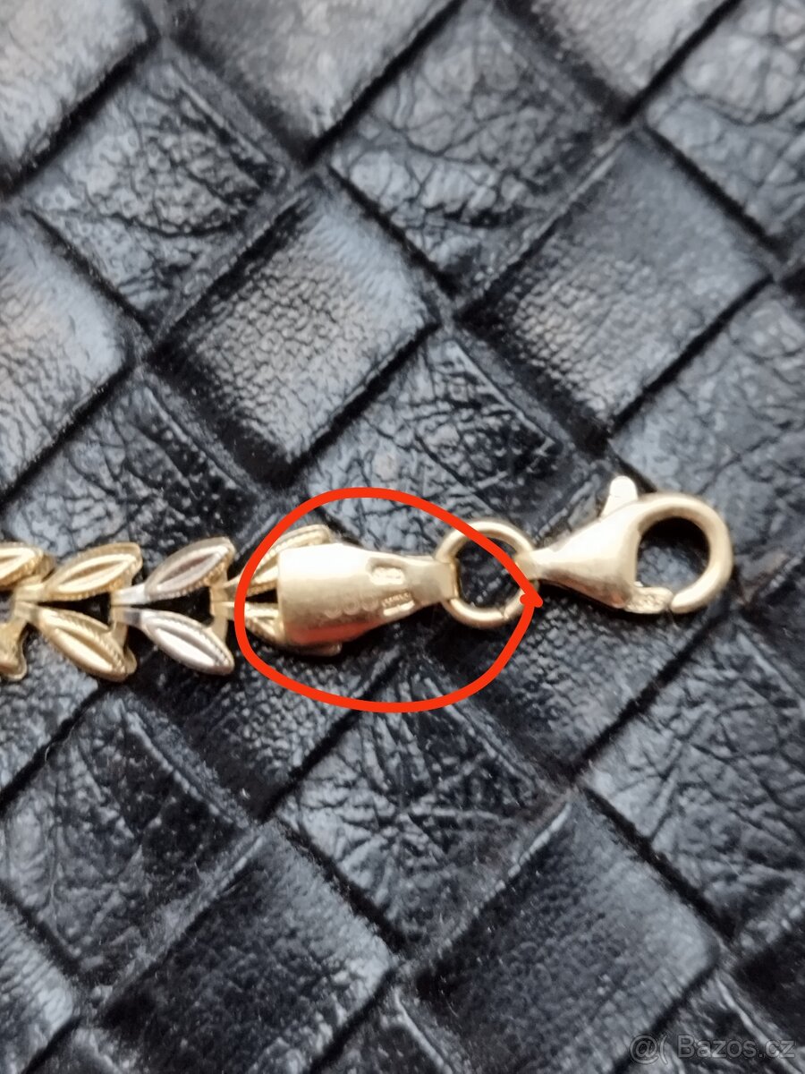 Prodám zlatý náramek 14k.