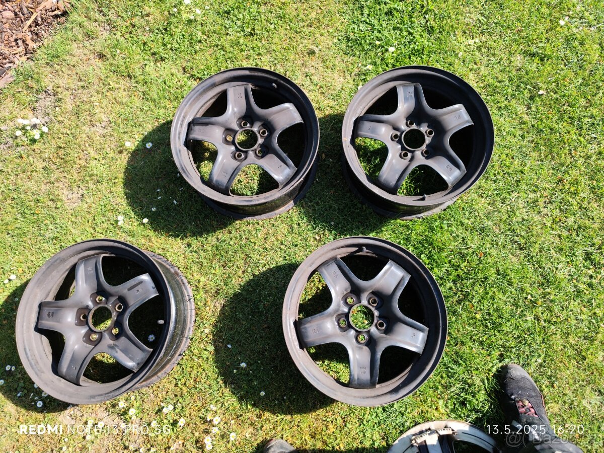 Ocelové plechové disky 5x105 Opel Chevrolet
