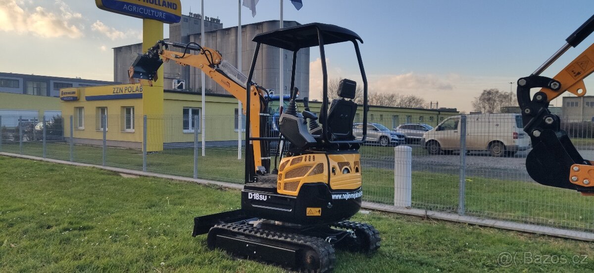 Minibagr, bagřík,podkop,bagr,3válec,1,8t