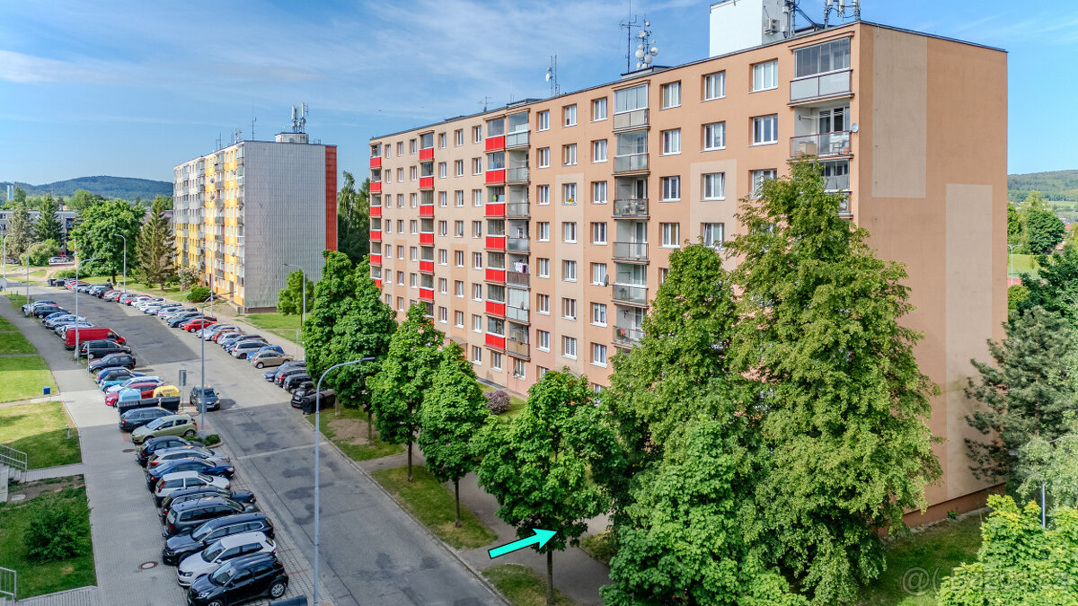Prodej bytu 2+1, 59m2, Rokycany, Pod Ohradou