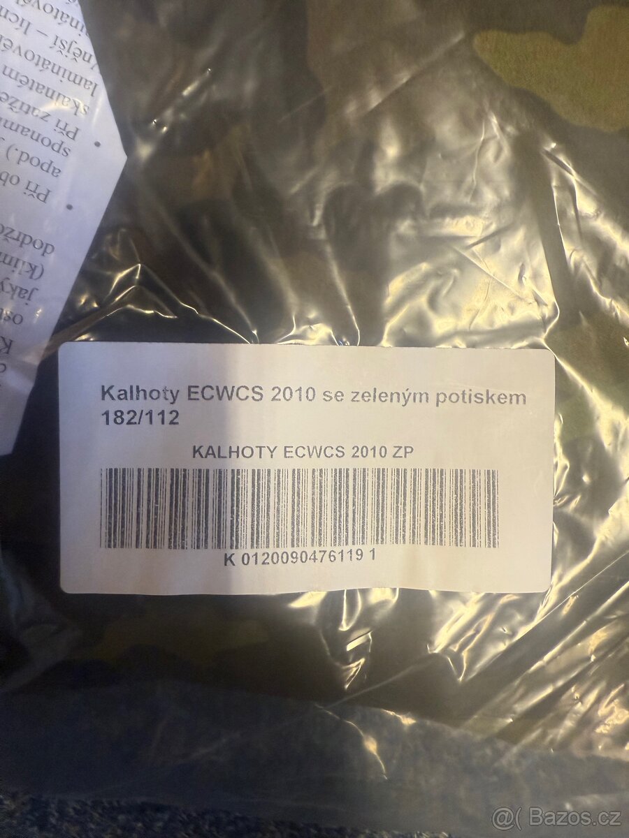 AČR ECWC goratex kalhoty 182/112