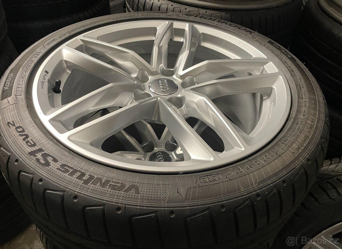 Alu kola + Pneu Audi A4 B9 letní kola 18" 245/40