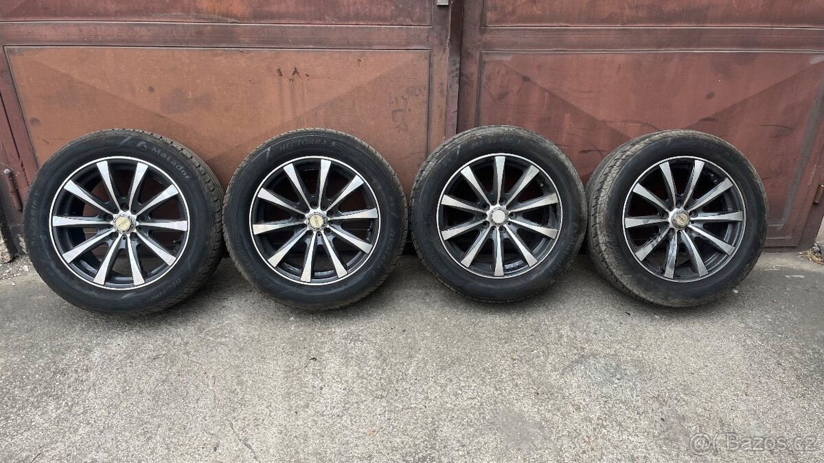 ALU disky 5x108 R16 s letním pneu