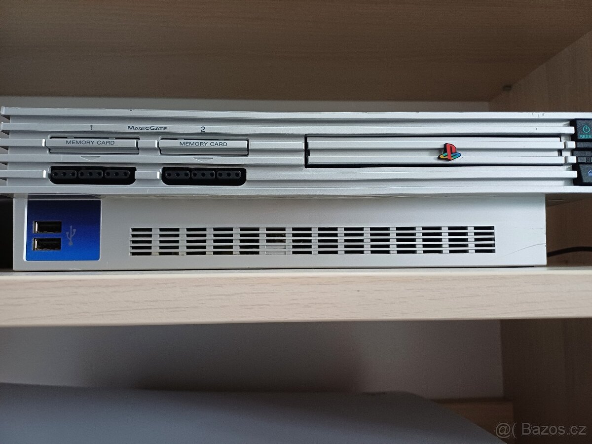 PS2 FAT Satin Silver Konzola