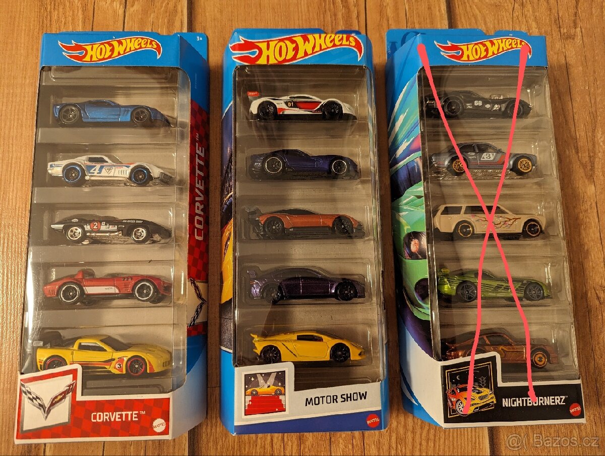 Hotwheels - sety 5ks