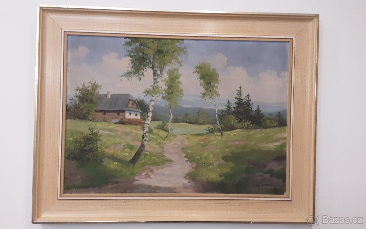 J.K.Kormaň olej na plátně