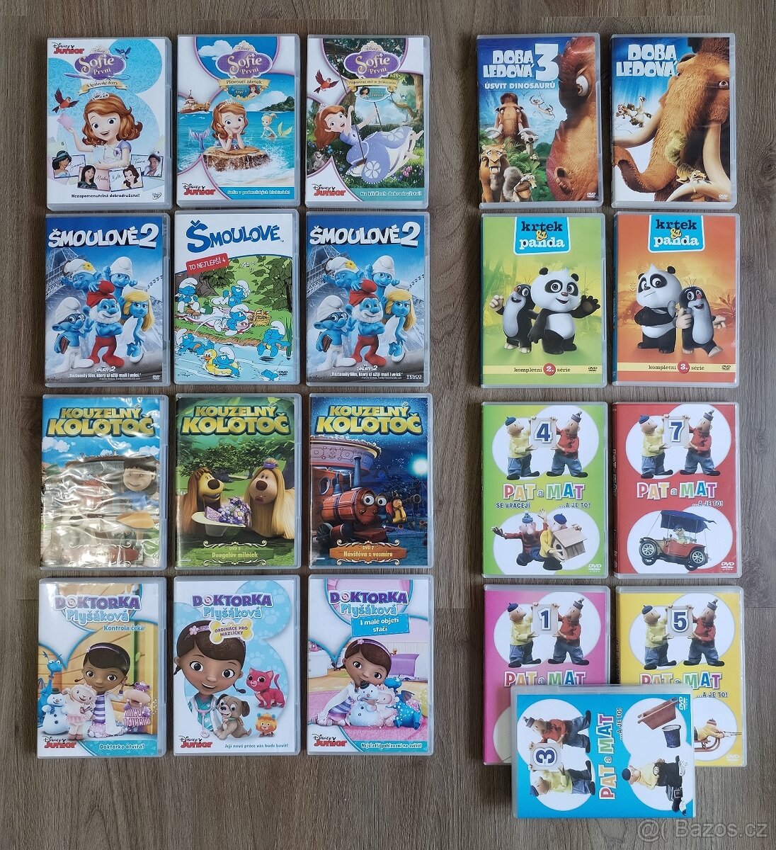 DVD dětské pohádky