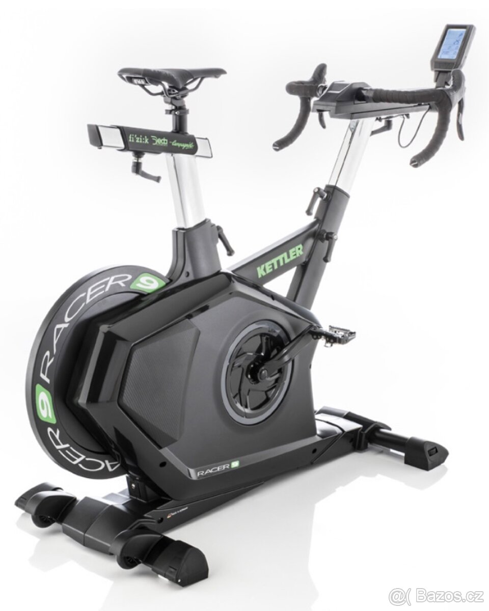 Cyklotrenažér Kettler Racer 9 - nejvyšší model.