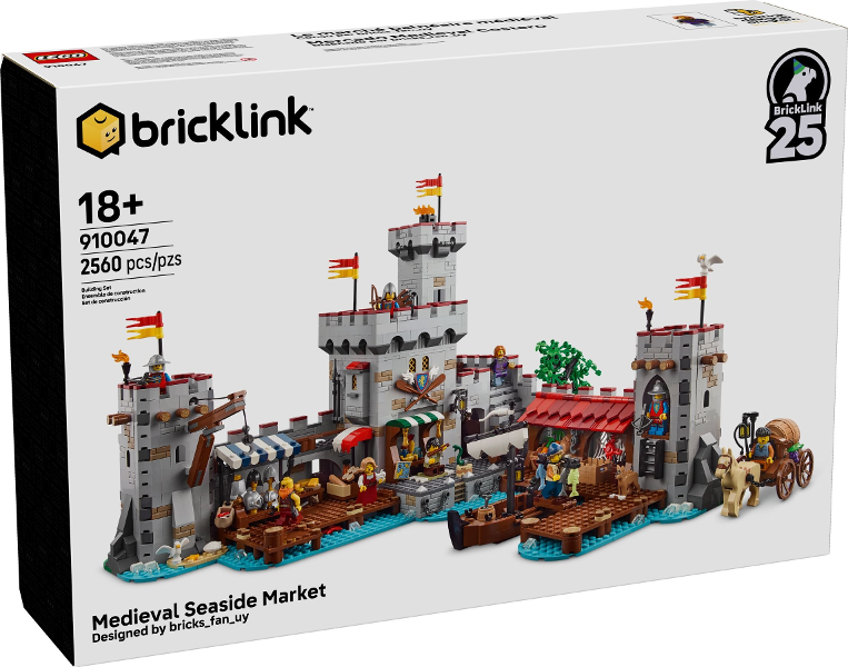 Lego Medieval Seaside Market