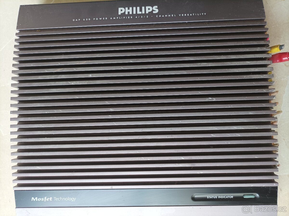 Prodám 4 kanálový zesilovač Philips 22DAP650/00