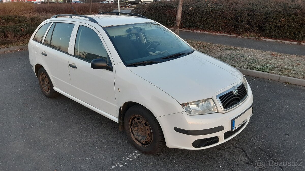 Prodám Fabia 1 combi 1,9 SDI, 2001, bílá