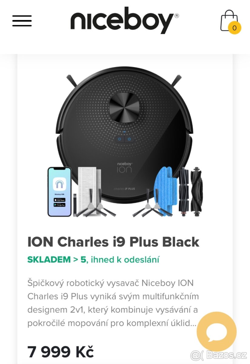 Robotický vysavač niceboy