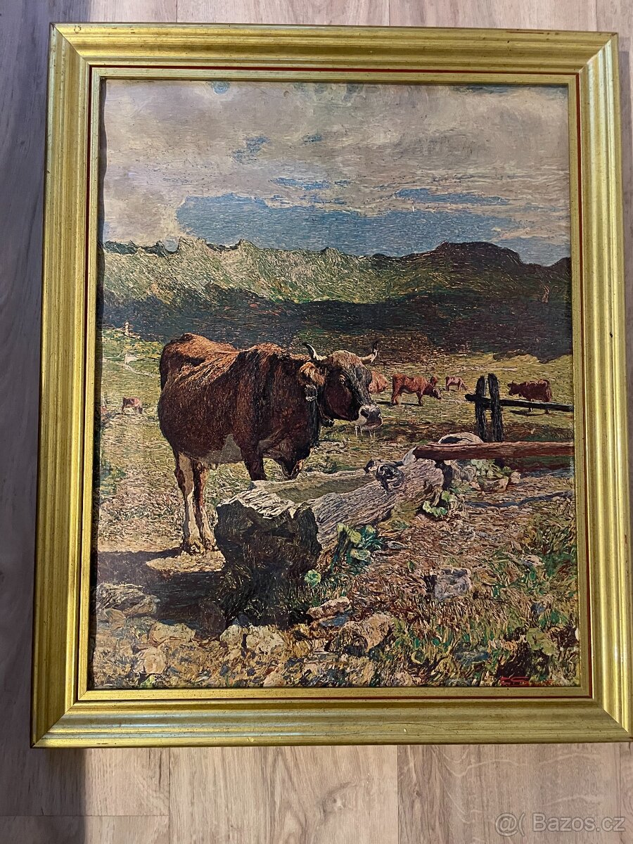 Obraz tisk - Giovanni Segantini