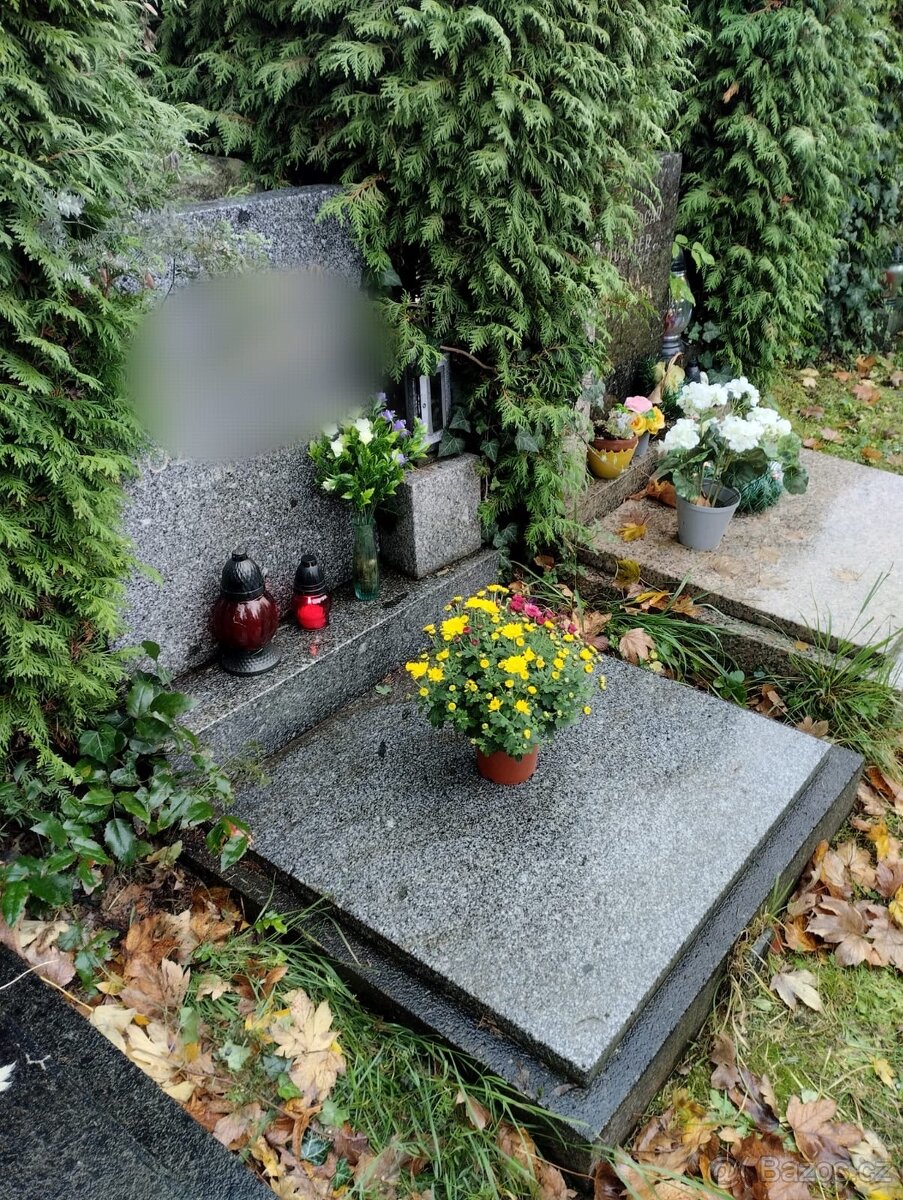 Prodej hrobu na Ústředním hřbitově v Plzni