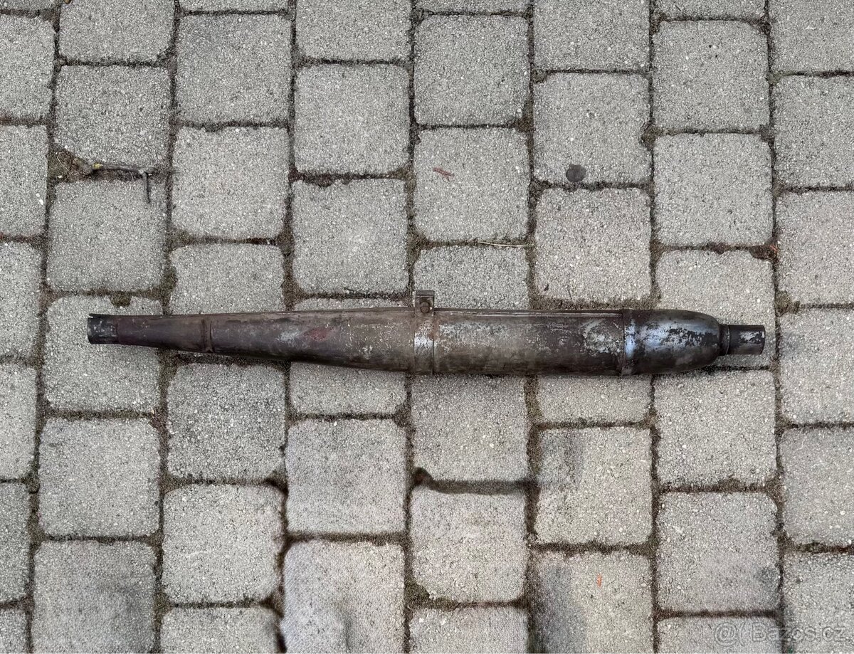 Jawa 50 pionýr, fichtl - výfuk