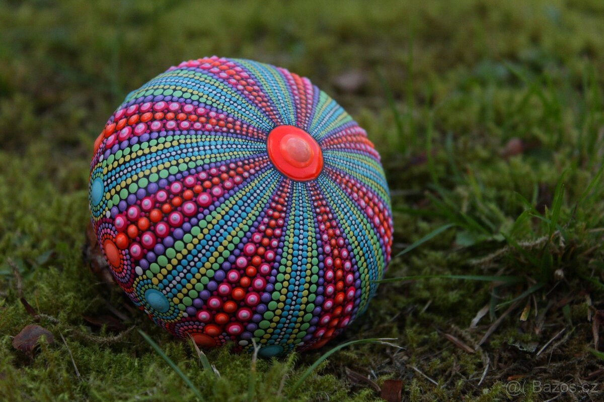 Mandala "Duhové pohlazení" DotArt akryl