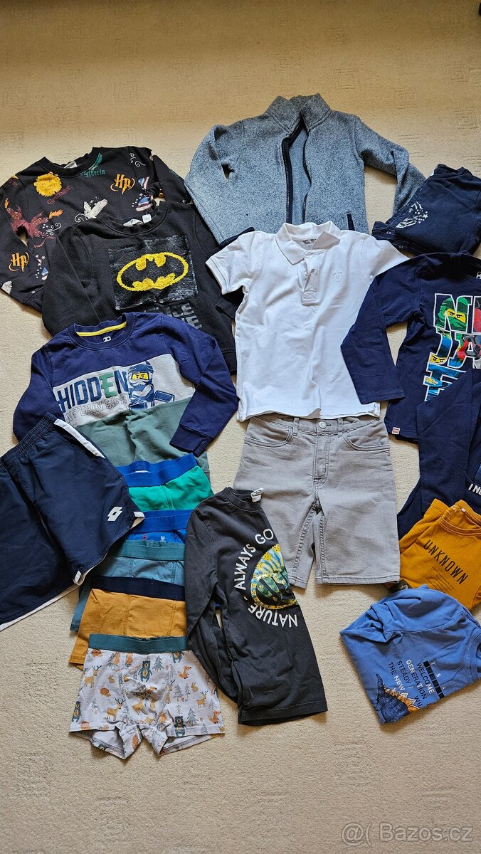 Balík chlapeckého oblečení 122-128