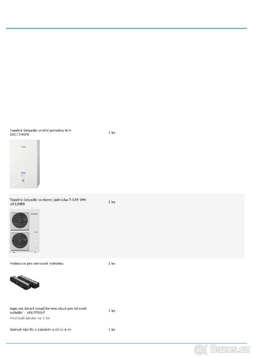 Set tepelné čerpadlo