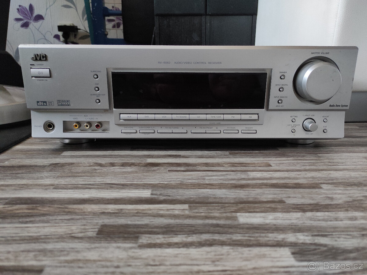 AV Receiver JVC RX-5062 5.1 + repro RAVELAND X 2508