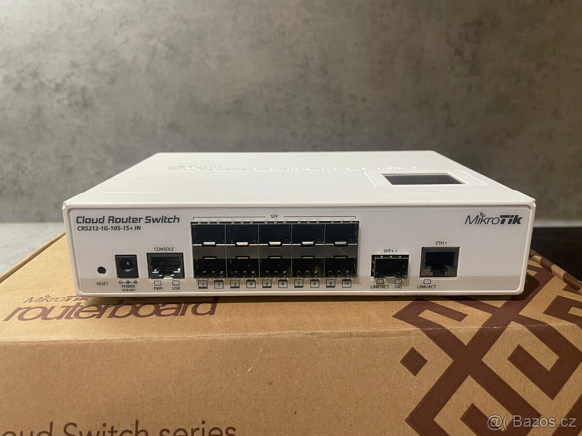 Switch MikroTik CRS212-1G-10S-1S+IN