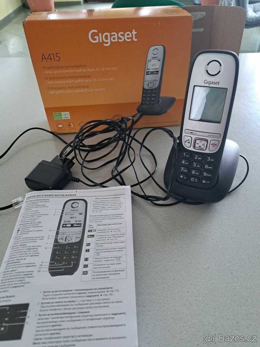 bezdrátový telefon