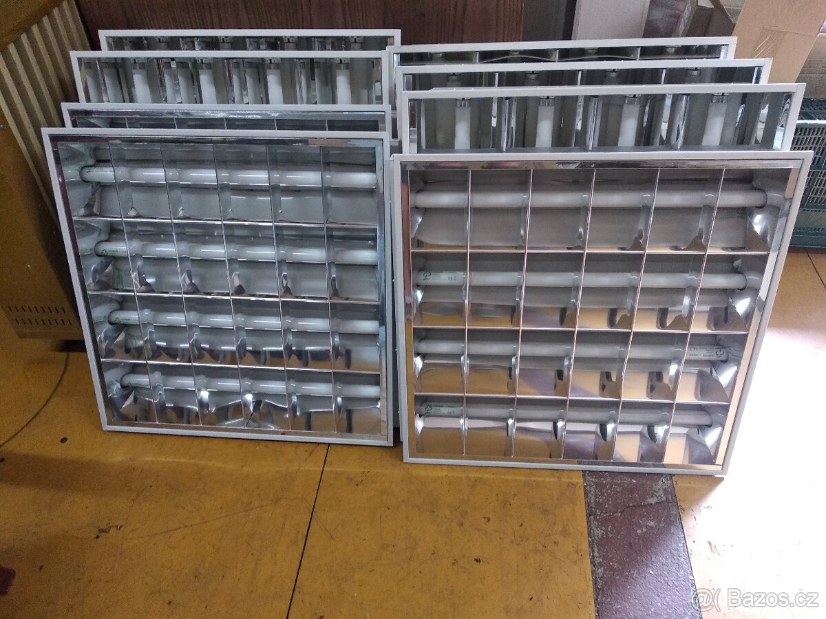 Kazetové zářivky 600x600mm