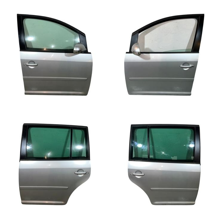 Všechny dveře stříbrná metalíza LA7W VW Touran 1T2 r.v. 2006