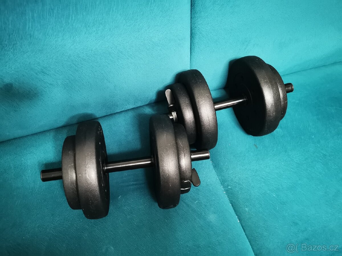 Jednoruční činky 2x7kg 14kg