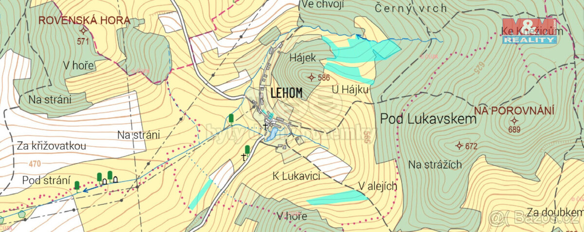Prodej zemědělských pozemků, 55426 m², Strážov