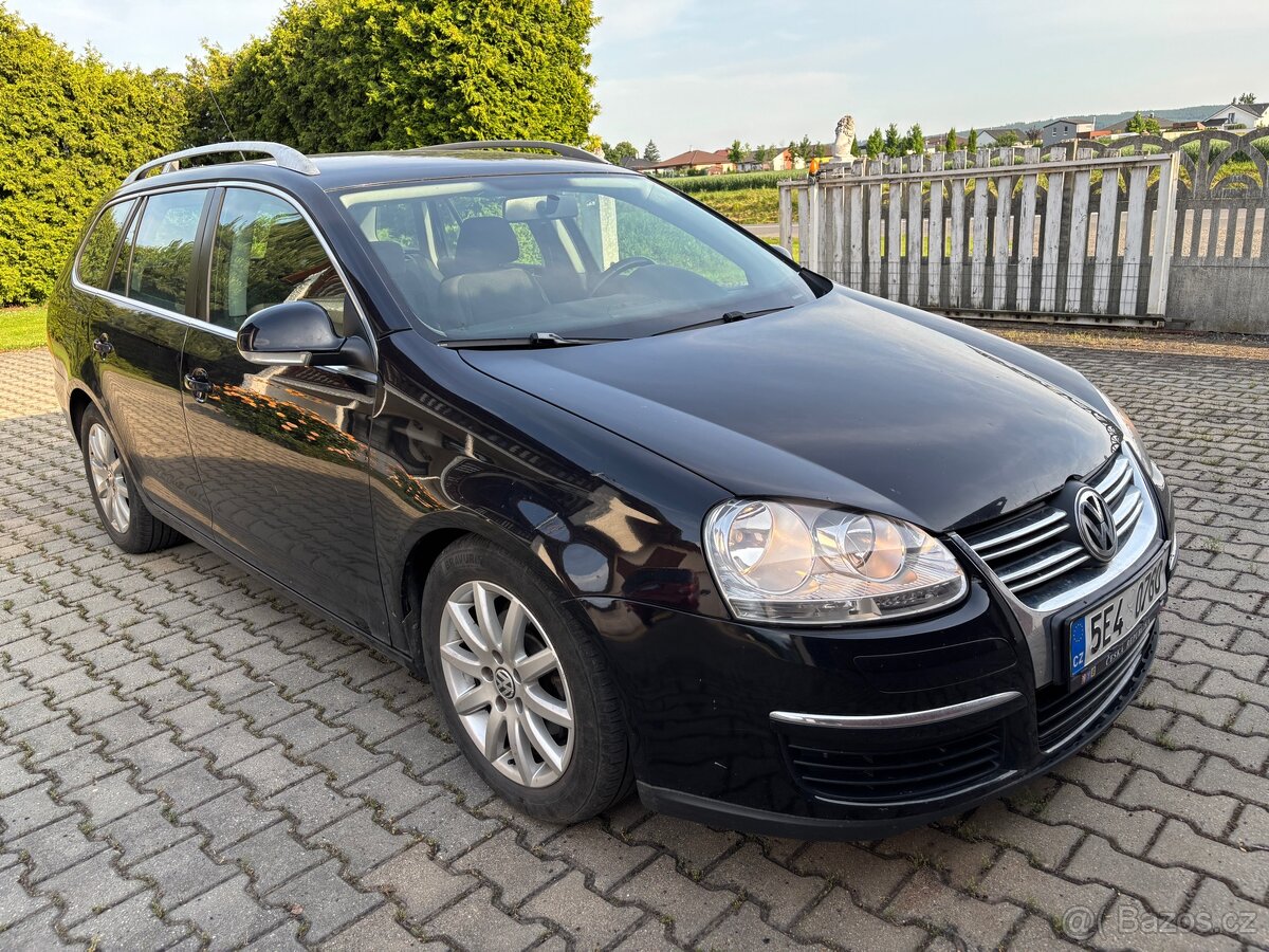 VW Golf 5 kombi 1,9tdi- 77kw, r. 09, klimatronic