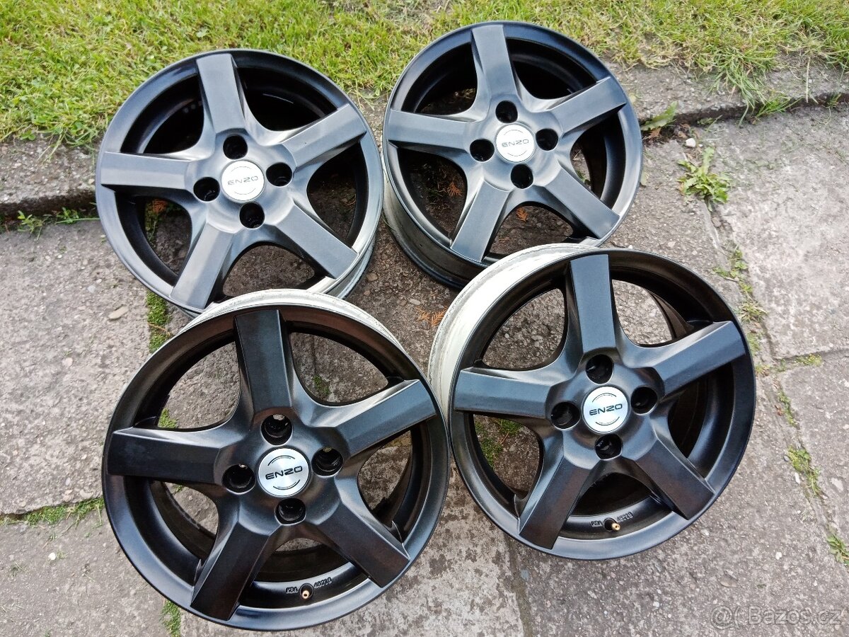 Alu kola ENZO 15ky 4x108 CITROEN PEUGEOT FORD OPEL - dobírka