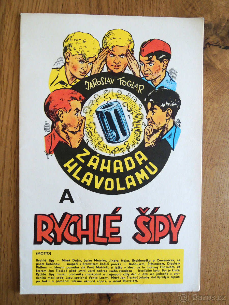 Rychlé šípy 1970 retro karty , Společenská hra