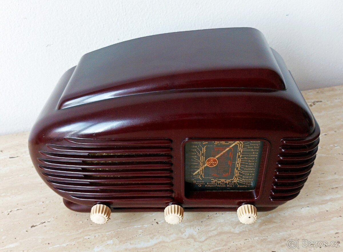 Starožitné rádio Tesla Talisman 308U po celkové renovaci