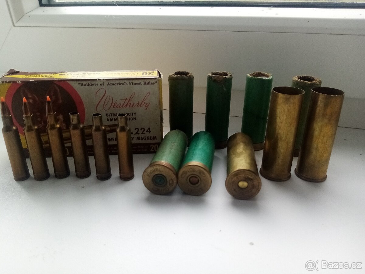 Nábojnice 224 weatherby bokové 10