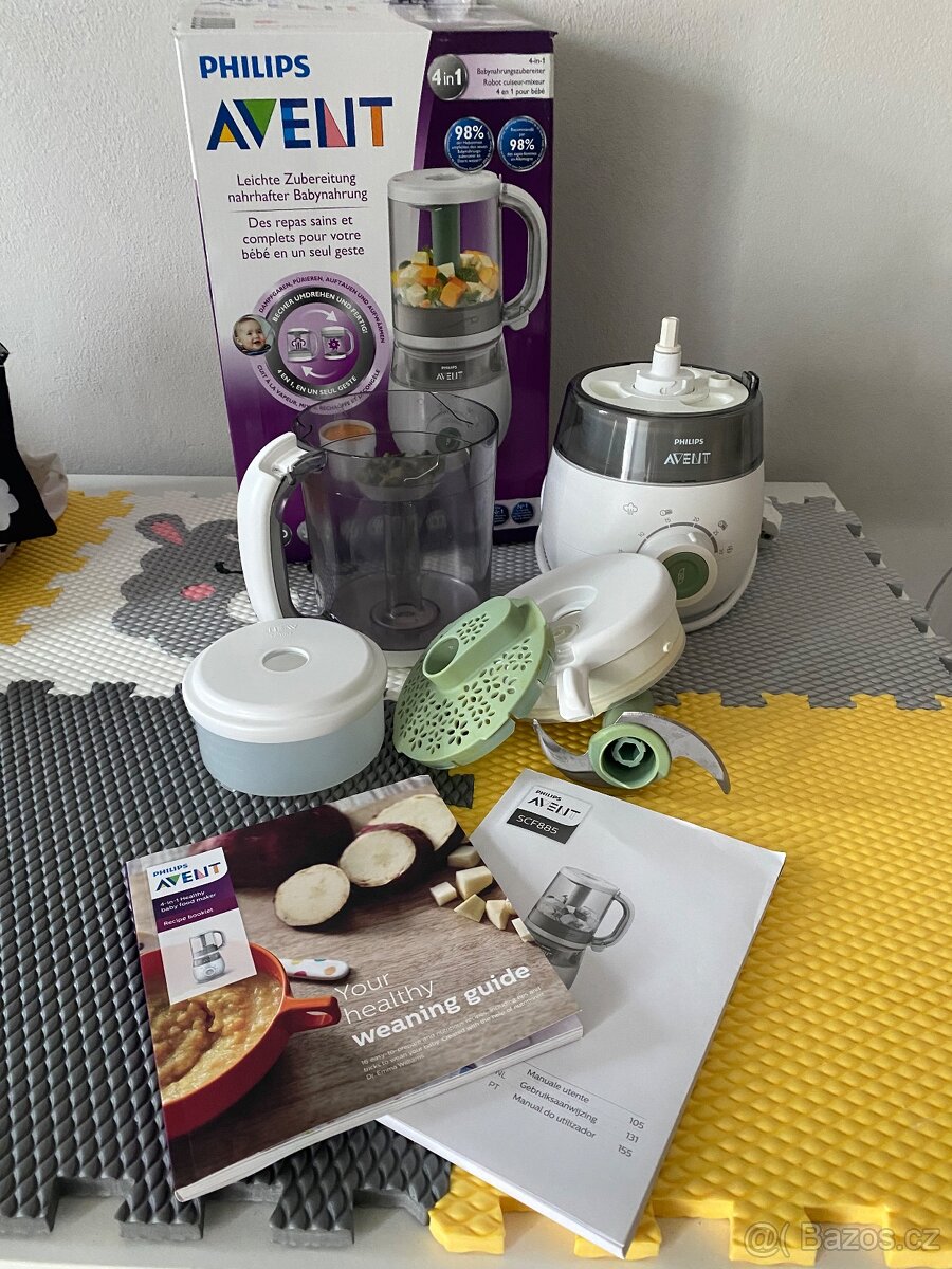Philips Avent 4 v 1 na přípravu příkrmů a jídel pro děti
