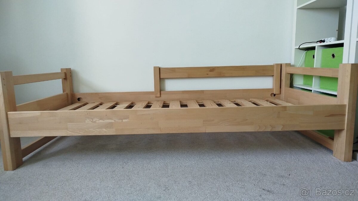 Buková masivní postel 90x200cm